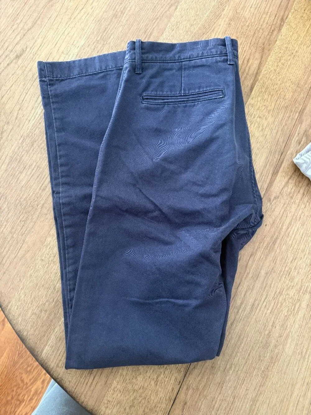 J. Crew 484 Broken In Chinos Navy W32 L34 100% Cotton